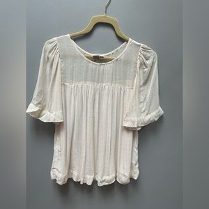 Gap cream blouse